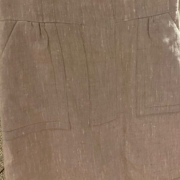 IRIS Setlakwe linen blend sleeveless mini dress with pockets Size - Picture 3 of 11